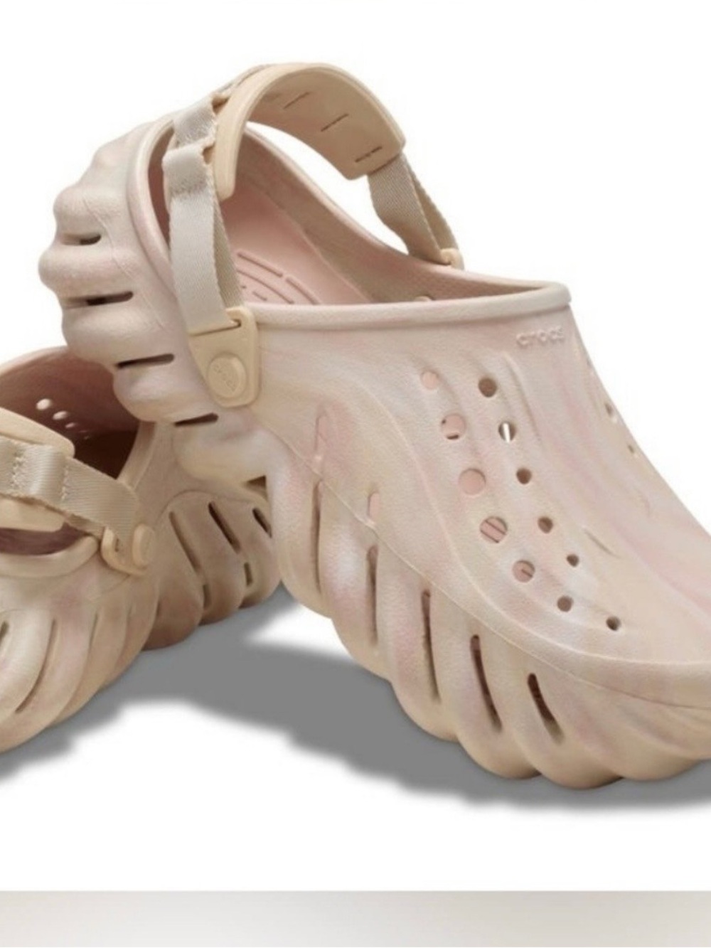 CROCS Classic All-Terrain Clog in Pale Pink Swirl